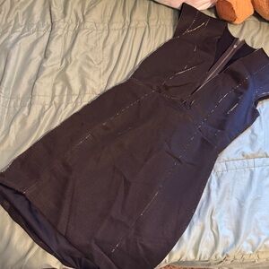 Mason black Midi Dress